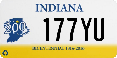 IN license plate 177YU