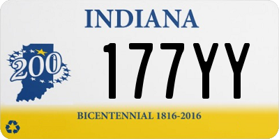 IN license plate 177YY