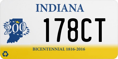 IN license plate 178CT