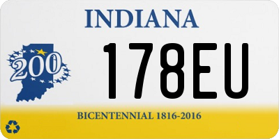 IN license plate 178EU