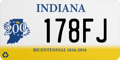 IN license plate 178FJ