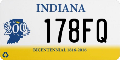 IN license plate 178FQ