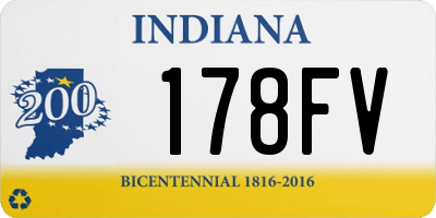 IN license plate 178FV