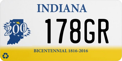 IN license plate 178GR