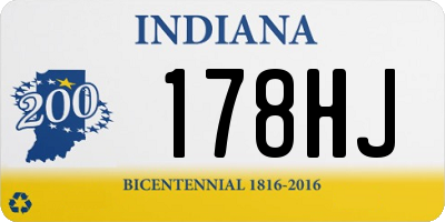 IN license plate 178HJ