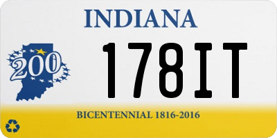 IN license plate 178IT