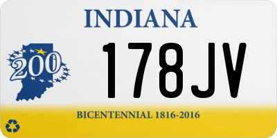 IN license plate 178JV