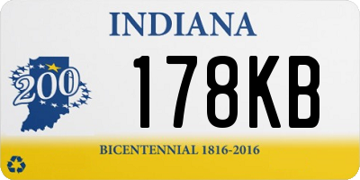 IN license plate 178KB