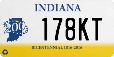 IN license plate 178KT