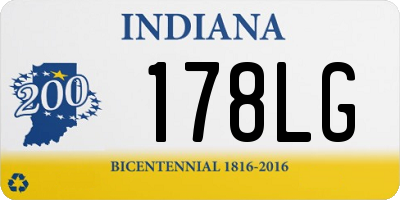 IN license plate 178LG