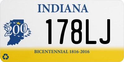 IN license plate 178LJ