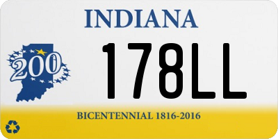 IN license plate 178LL