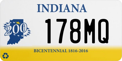 IN license plate 178MQ