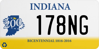 IN license plate 178NG