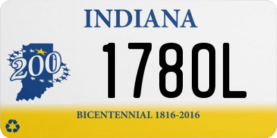 IN license plate 178OL