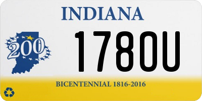 IN license plate 178OU