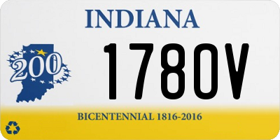 IN license plate 178OV