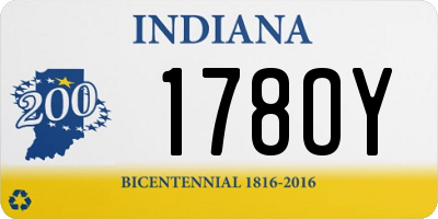 IN license plate 178OY