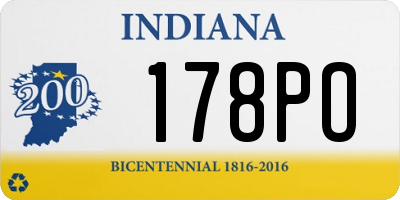 IN license plate 178PO