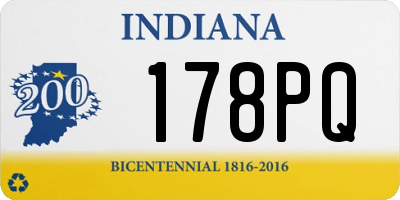 IN license plate 178PQ