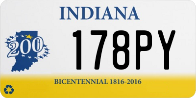 IN license plate 178PY