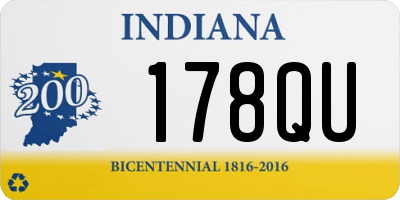 IN license plate 178QU