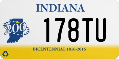 IN license plate 178TU