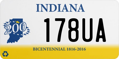 IN license plate 178UA