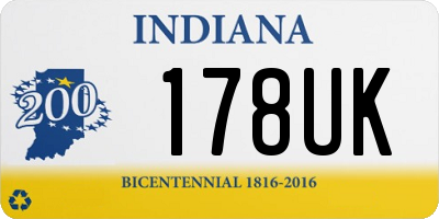 IN license plate 178UK