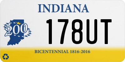 IN license plate 178UT