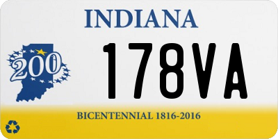 IN license plate 178VA