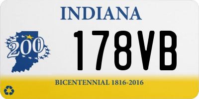 IN license plate 178VB