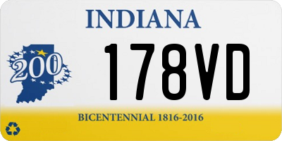IN license plate 178VD