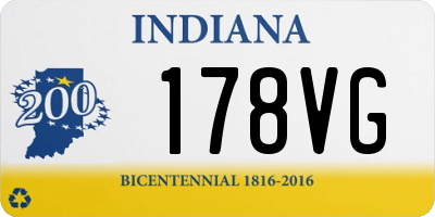 IN license plate 178VG