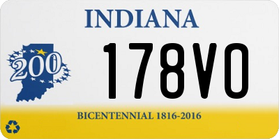 IN license plate 178VO