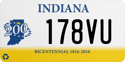 IN license plate 178VU