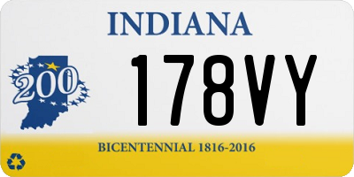 IN license plate 178VY