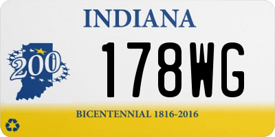 IN license plate 178WG