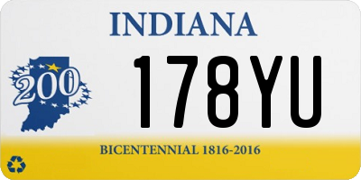 IN license plate 178YU