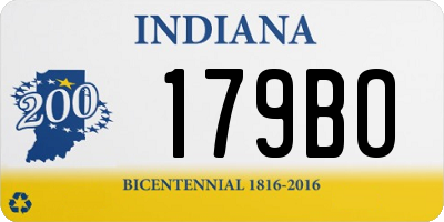 IN license plate 179BO