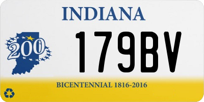 IN license plate 179BV