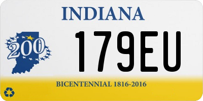 IN license plate 179EU