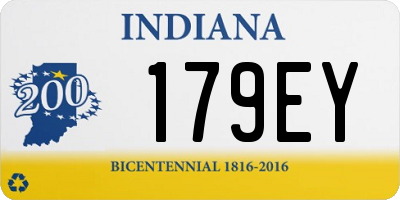 IN license plate 179EY