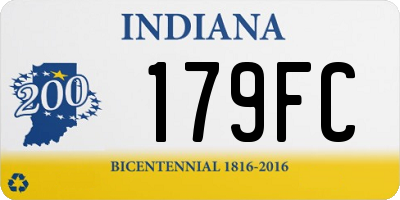IN license plate 179FC
