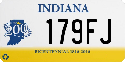 IN license plate 179FJ