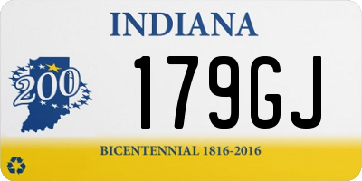 IN license plate 179GJ