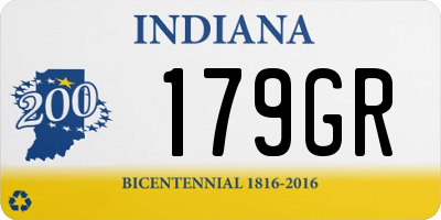 IN license plate 179GR