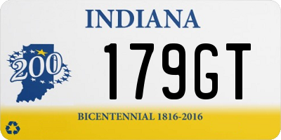 IN license plate 179GT