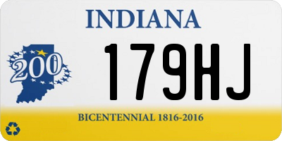 IN license plate 179HJ