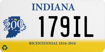 IN license plate 179IL